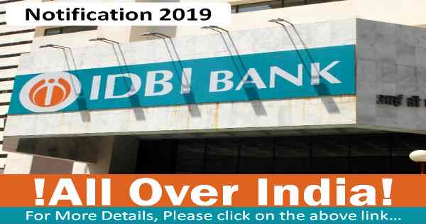 #IDBI Bank Recruitment – Various HR Posts 29 March 2019