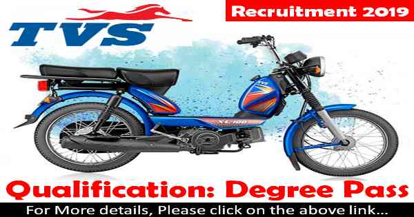 #TVS Motor Recruitment – Territory Executive Posts 29 March 2019
